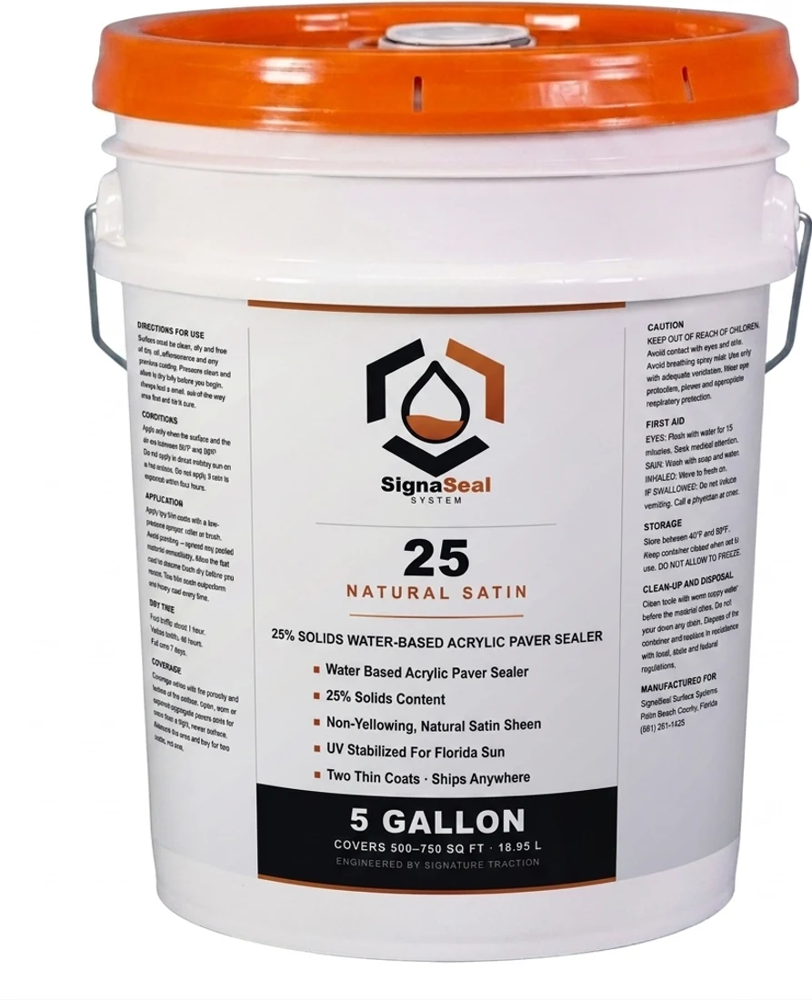 SignaSeal 25 Natural Satin five-gallon pail